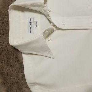 Spier and Mackay Off-White Oxford Cloth Button Down